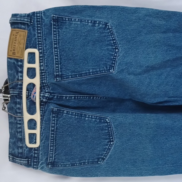 Vintage Brittania high waisted tapered jeans 12P (29" waist 12" rise 27" inseam) - Picture 4 of 6